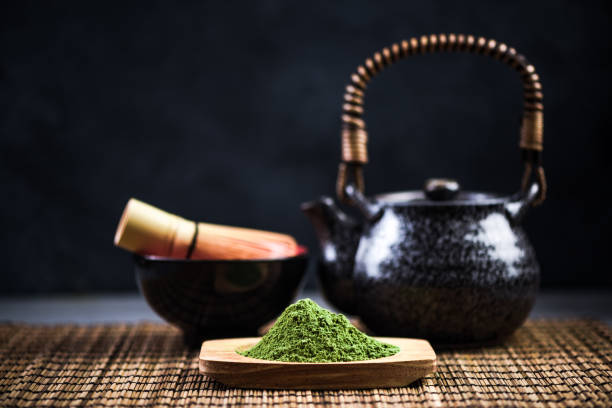 istock Matcha tea, drinking healthy tea ceremony 1021590094