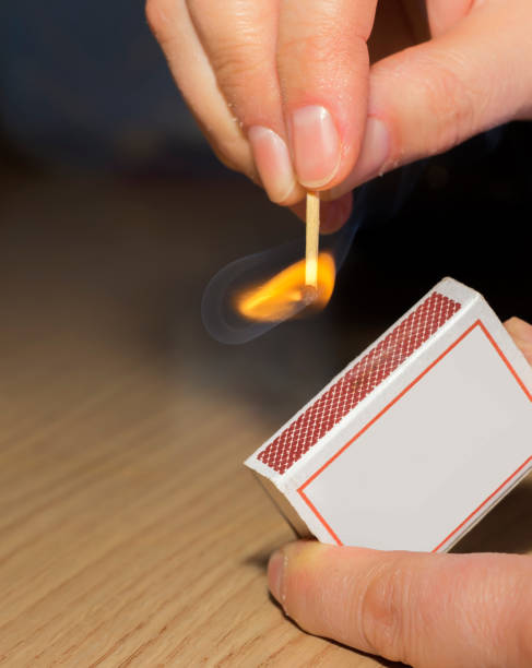 To Light A Match Stock Photo - Download Image Now - Match - Lighting  Equipment, Box - Container, Matchbox - iStock