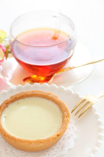 istock Cheese tart and tea 1021602794