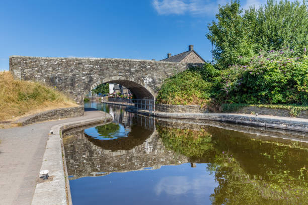 istock Bridge and barge  in Brecon Beacons National Park 1021615594