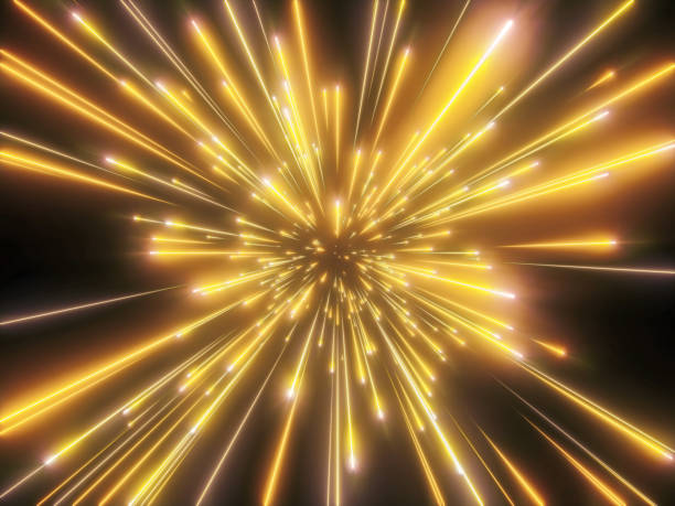 istock 3d render, big bang, gold fireworks, galaxy, abstract cosmic background, celestial, beauty of universe, speed of light, neon glow, stars, cosmos, ultraviolet infrared light, outer space 1021626128