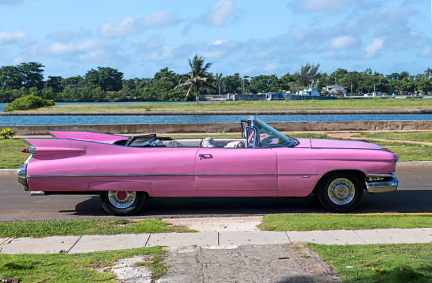 Old fashioned car on Varadero street