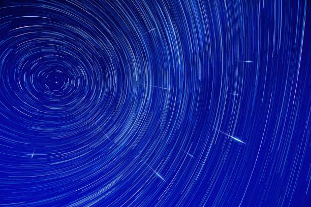 istock Star trails and Perseidy 1 1021629364