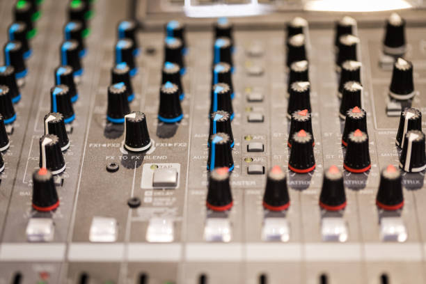 istock Sound Mixer - Soundboard Close Up 1021638372