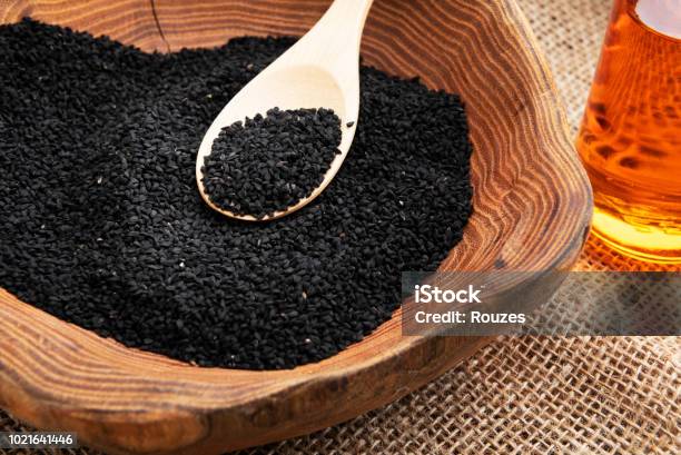Nigella Stock Photo - Download Image Now - Nigella, Black Color, Seed