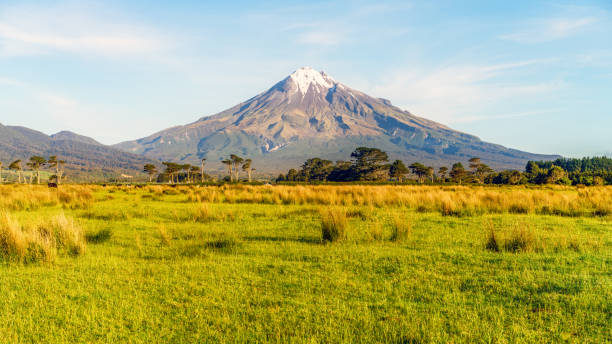 istock Cone volcano mount taranaki, new zealand 23 1021641718