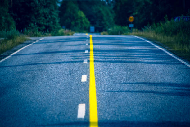 istock Summer road view from Sotkamo, Finland. 1021644172