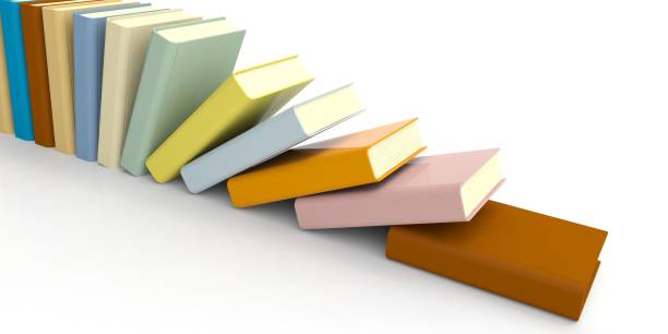 istock Colored books on white background. 3d illustration 1021644796