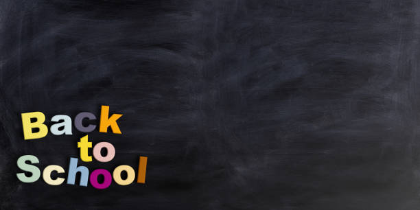 istock Back to school on a blackboard. 3d illustration 1021644824