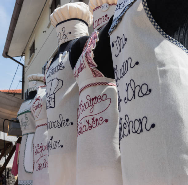 istock Sale of souvenir kitchen clothes 1021644974