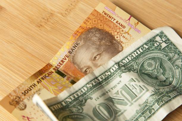 istock A rand to the dollar currency exchange concept image. 1021651432