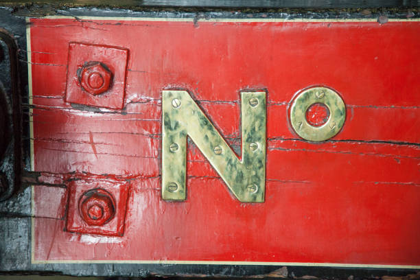 istock close-up of lettering on a steam train 1021673834
