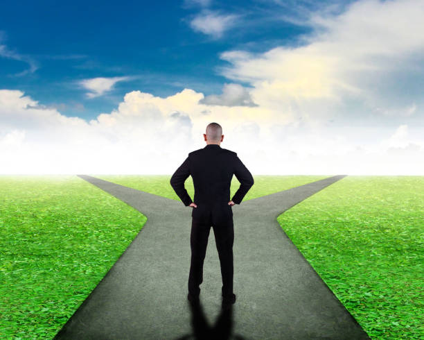 istock Business Decision Concept. Confuse to Choose Direction 1021677772