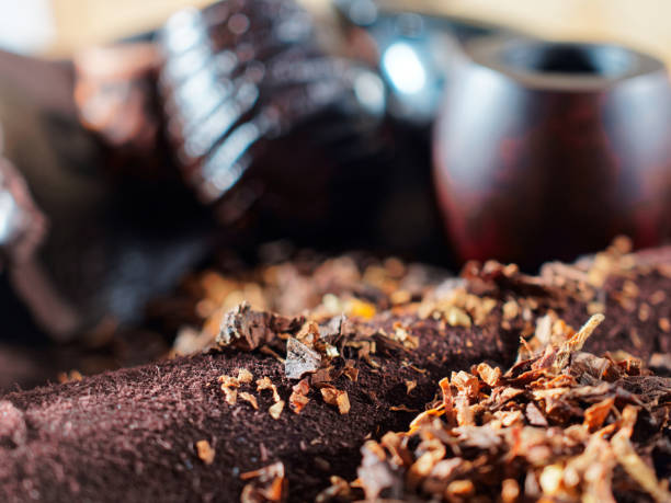 istock Smoking pipes and tobacco 1021681906