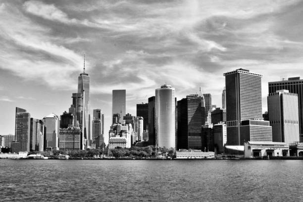 istock A view of New York from the sea using a filter 1021694840
