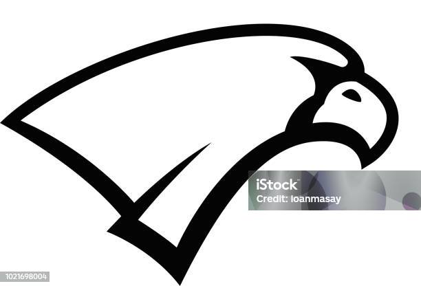 Eagle Head Sign Design Element For Sport Team Emblem Badge Mascot Stock Illustration - Download Image Now