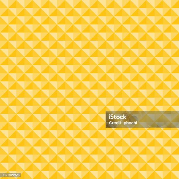 Yellow Rounded Triangle Yellow Geometric Triangles Pattern Seamless Background And Texture ...