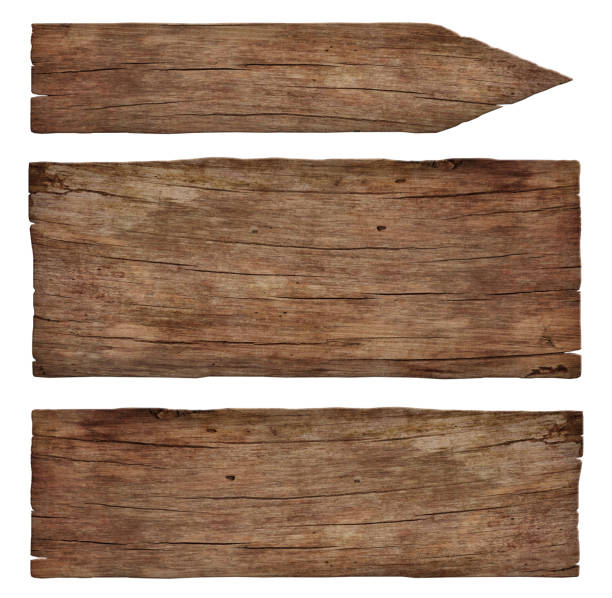 istock empty old weathered wooden signs 1021718192