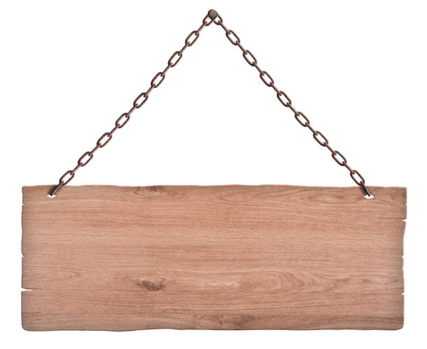 istock nature wooden signs hanging on chains isolated on white background 1021718270