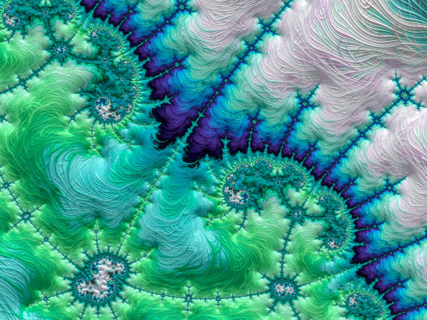 Background created by fractal geometry.