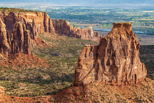 the rugged scenic landscape of Colorado National Monument