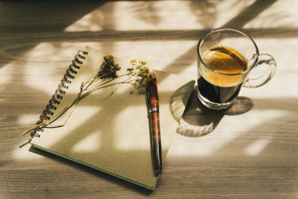 istock A coffee and a book on wood desk setting in idea and chilling concept 1021736246
