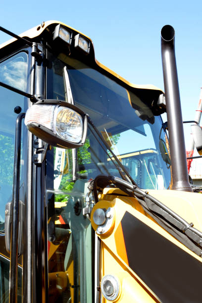 istock cabin of the bulldozer 1021755422