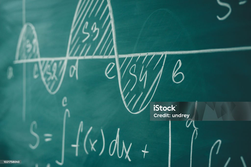 Integra Graph Mathematics Function Integra Graph Formulas On The Chalkboard Stock ...