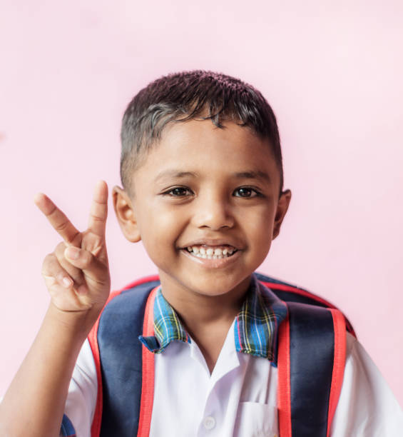istock The boy happy go to school 1021765986
