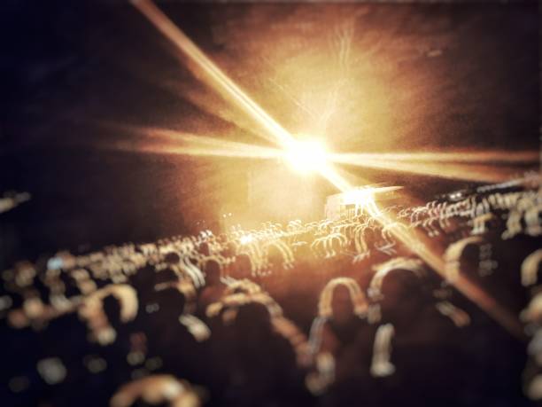 istock Blurred view of crowded people at night 1021766652