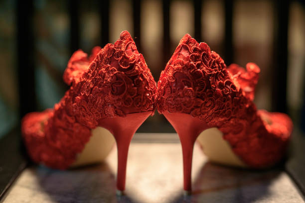 880+ Red Wedding Heels Stock Photos, Pictures & Royalty-Free Images ...