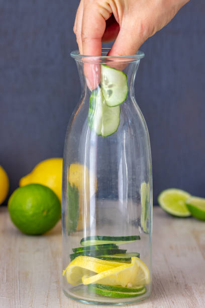 istock Lemon and Lime Water with Cucumber 1021775406