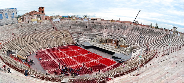 Roman amphitheatre (Arena di Verona), Verona, Italy