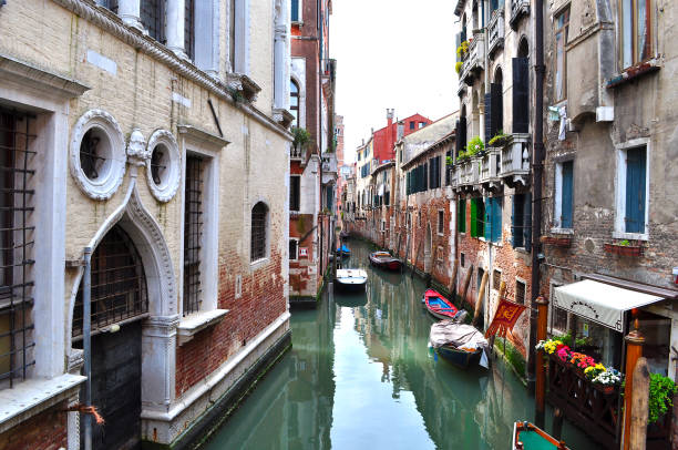 istock Venice canals, architecture and gondolas, Italy 1021782304