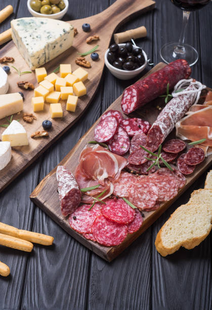 istock Assortment of cheese and sausages 1021788016