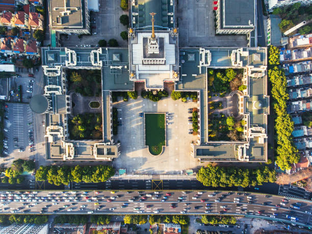 istock Shanghai aerial 1021794430