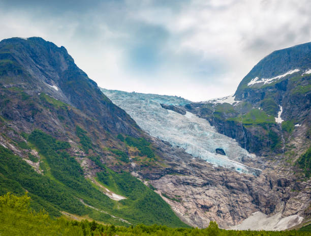 istock Briksdal glacier next to Olden, Norway 1021814710