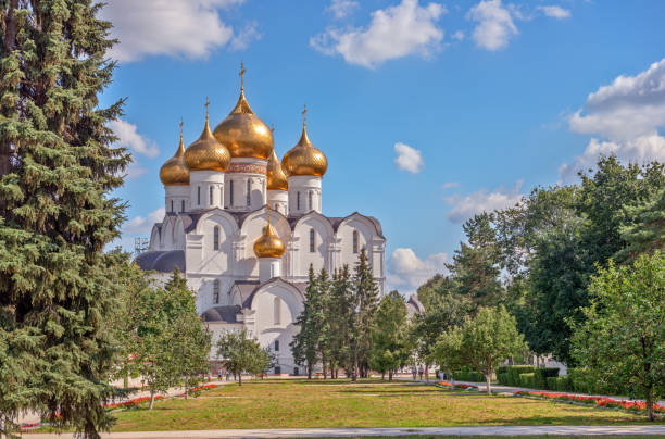 Orthodox cathedral in Yaroslavl. Russia