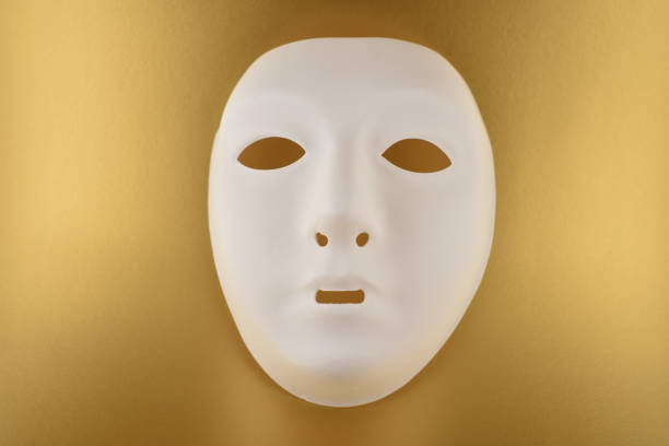 istock Plastic white face mask stock images 1021853928