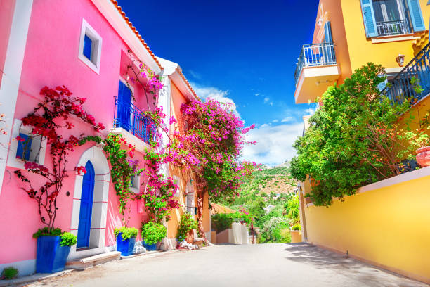 istock Street in Kefalonia, Greece 1021859182