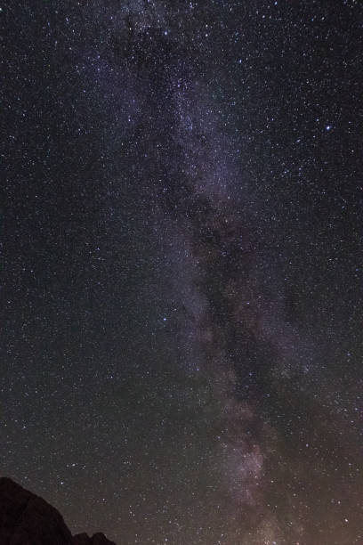 istock NIght landscape with Milky Way at mountains 1021871464