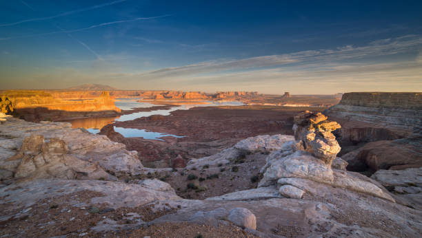 istock Twilight landscape above Lake Powell 1021892278