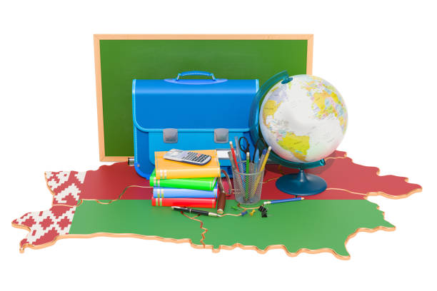 istock Back to school or education in Belarus concept, 3D rendering 1021898414