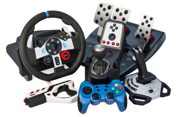 Arcade machine joystick and button