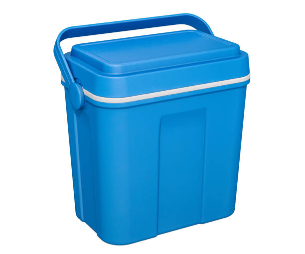 istock Portable Cool Box isolated on white background 1021898572