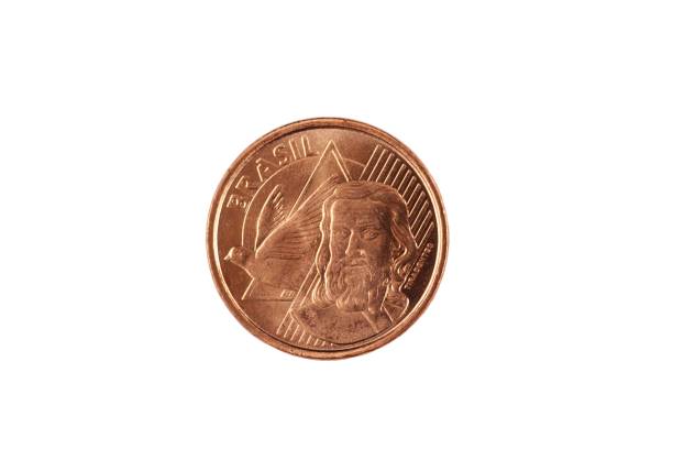 istock Brazilian 5 Centavo Coin Isolated On A white Background 1021898580