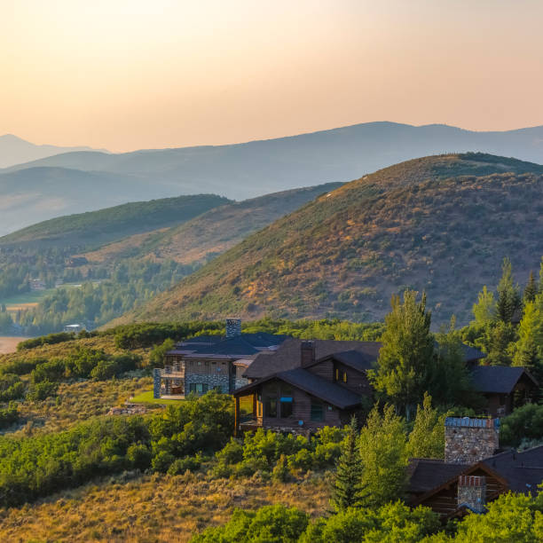 istock Amazing views for homes on the hills square 1021913214