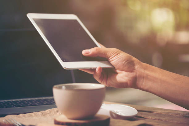 istock morning coffee time with smartphone for business work 1021920980
