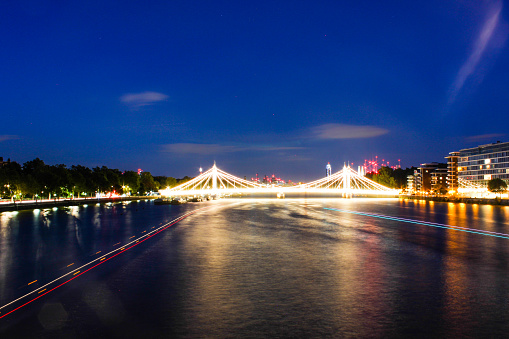 Puente de Albert Londres en la noche photo