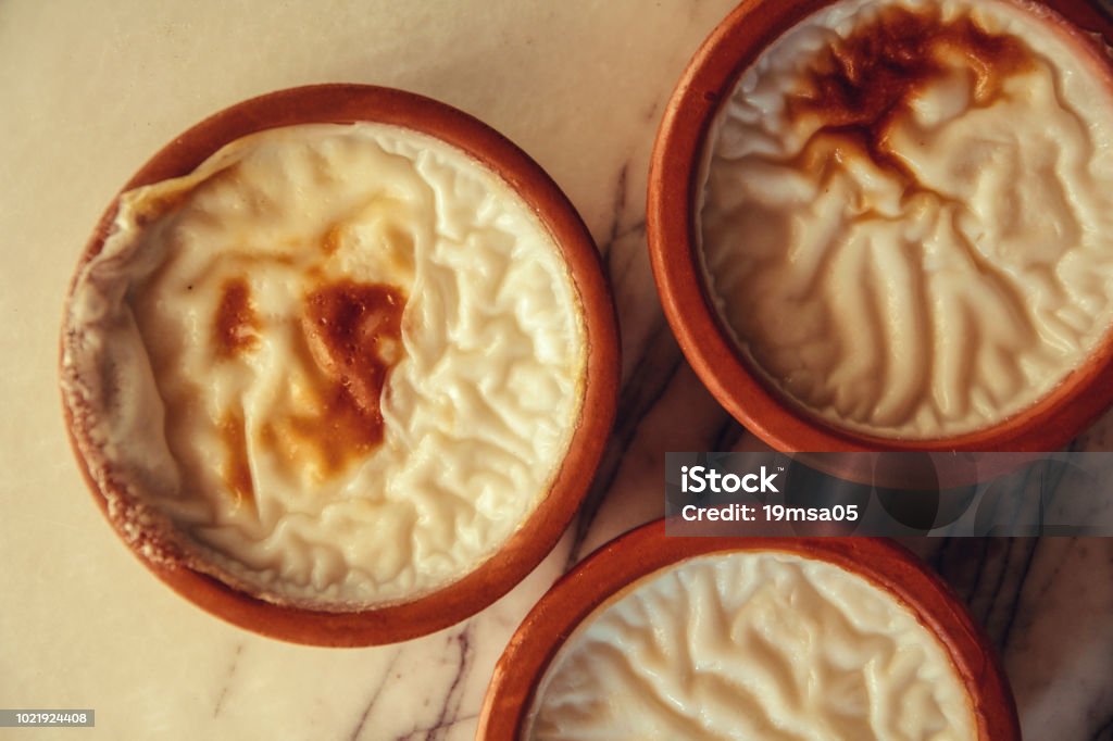 milky sweet rice pudding Turkish sweet rice pudding Backgrounds Stock Photo